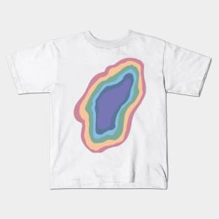 Rainbow Pattern Hand Drawing Kids T-Shirt